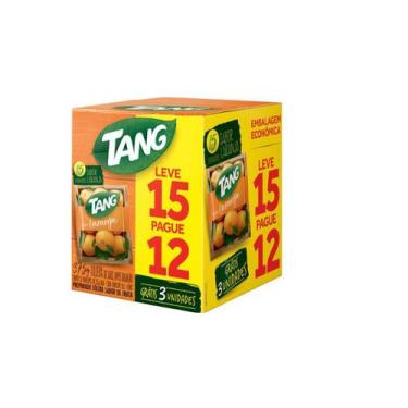 Imagem de Suco Tang Refresco Em Pó 25g Sabor Laranja Kit 15 Unidade - Mondalez