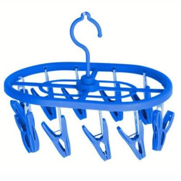 Imagem de Varal De Roupas Íntimas Meias Oval Com 18 Prendedores Sortido - CLEAN 