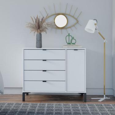Imagem de Cômoda Falkk Queens 4 Gavetas e 1 Porta