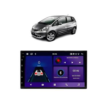 Imagem de Kit Multimídia New Fit lx dx 09 / 14 Android 7 Pol 2/32GB Carplay - 701K FirstOption