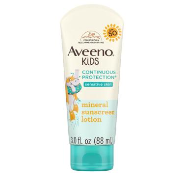Imagem de Protetor solar Aveeno Kids Continuous Protection spf 50 90mL
