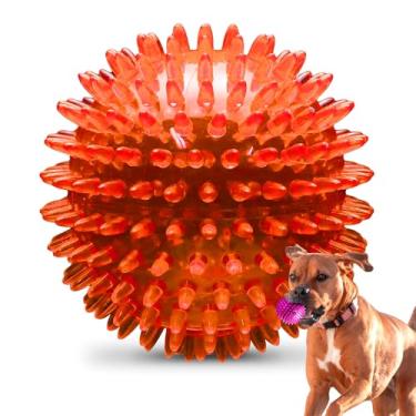 Imagem de PetSport Gorilla Spiky Ball 12,7 cm – Brinquedo de borracha pontiaguda para cães, brinquedo interativo para cães de tamanho médio e grande, borracha TPR, aroma de baunilha – 12,7 cm, GG