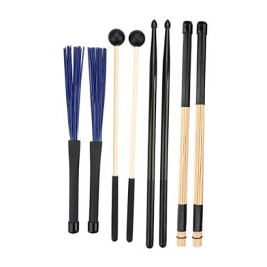 Imagem de YIJU Tambores Bastões de Barretas Definidas para Bateria Prática de Jazz Acústico de Jazz