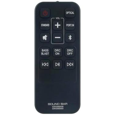Imagem de Allimity COV33552438 COV33552433 Substituição remota de substituição para LG 2.0 Channel SoundBar sistema de alto-falantes SK1