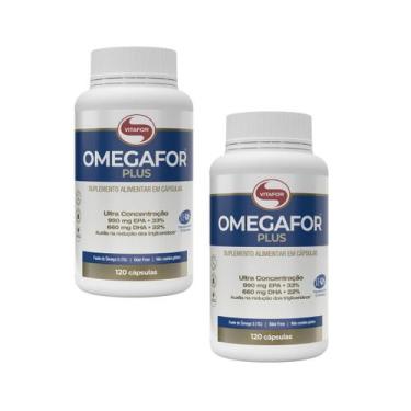 Imagem de Kit 2 omegafor plus - 120 cápsulas - vitafor