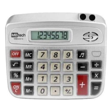 Imagem de Calculadora Eletrônica De Mesa Tela Lcd Digital Kapbom