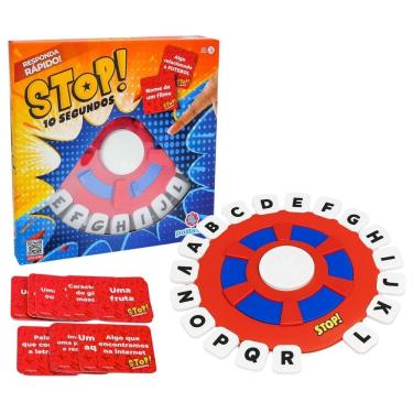 Imagem de Jogo Stop Trava Letras Tapple Tabuleiro Interativo Adedonha