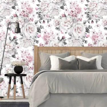 Imagem de Papel de Parede Vinil Autocolante Floral Alenski 270 - Inove Papéis de