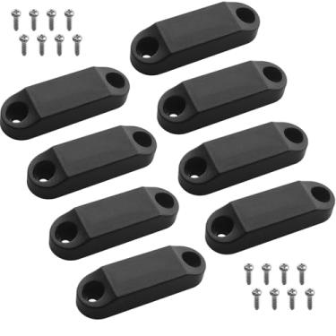 Imagem de Screw Man Suporte magnético para porta RV (preto 4 pares) Trava magnética de porta RV e ímã de porta RV Captura de porta RV Bagagem Captura de porta RV Acessórios de trailer para trailer, trailer