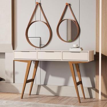 Imagem de Bancada Aparador 3 Gaveta Cália Perola