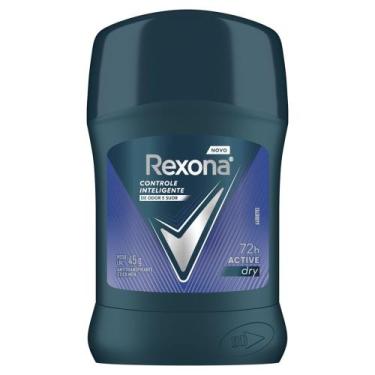 Imagem de Desodorante Antitranspirante Stick Rexona Active Dry Men 45g