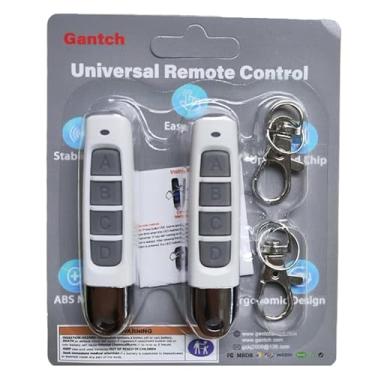 Imagem de Kit 2 Controle Remoto Cópia Duplicador Copiador Alarme Carro Veículo Motor Portão Porta Eletrônico Garagem Casa Residência Condomínio todo Brasil Top ABCD (Branco-Cinza, ABCD)