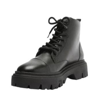 Imagem de Coturno AnaCapri Tratorado Preto Basic Preto-Feminino