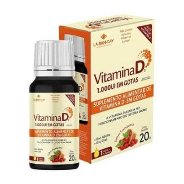 Imagem de Vitamina D3 1.000ui em Gotas - 20ml - La San-Day-Unissex
