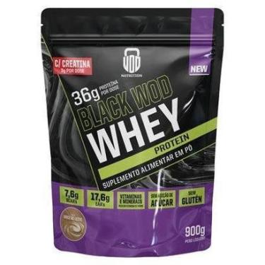 Imagem de Black Wod Whey Com 3g de Creatina por dose 900g - WOD NUTRITION-Unissex