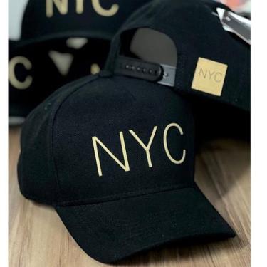 Imagem de Boné new york nyc fecho plástico tecido de alta qualidade e ótimo enca