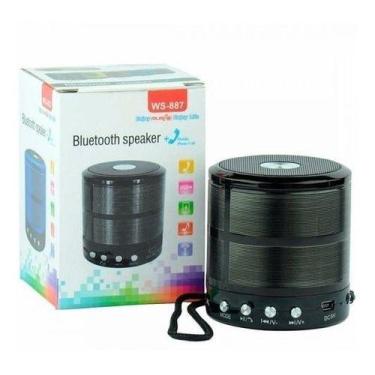 Imagem de Mini Caixinha Som Bluetooth Portátil Usb Mp3 P2 Sd Rádio Fm - mrvendas