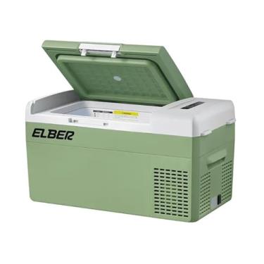 Imagem de Geladeira Portátil Elber Green 20 Litros Verde 12v 24v - Caminhão Camping Motorhome