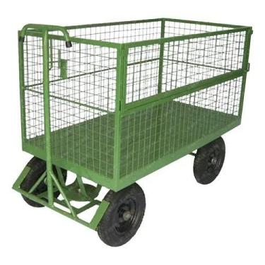 Imagem de Carro Plataforma Fechado Em Tela Capacidade De Carga 500kg - Made in B