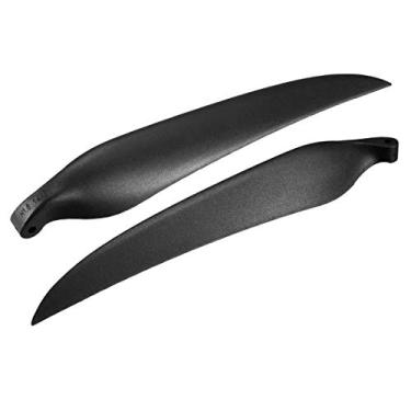 Imagem de uxcell RC Folding Propellers 14x8 inch 3mm Motor Shaft Dia. for Glider Airplane Nylon 1 Pair