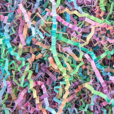 Imagem de Caleihd Papel cortado enrugado de 1/2 kg, papel de enchimento desfiado para cestas de presente, caixa de presente, papel de confetes, decoração de recheio para aniversário, casamentos, aniversários