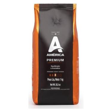 Imagem de 1Kg Café América Premium em Grãos