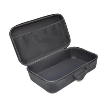 Imagem de ＡＷＨＡＯ Bolsa de armazenamento para furadeira elétrica, estojo rígido, organizador de ferramentas portátil, multiuso com alça à prova de choque para serra, Preto Sólido