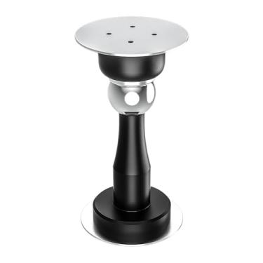 Imagem de Batente de porta magnético para trailer, trailer, motorhome, trava de porta de trailer resistente com comprimento estendido e força magnética super forte (1 pacote (preto)