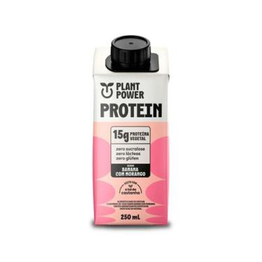 Imagem de Bebida Vegana Proteica Plant Power Banana Morango 250ml