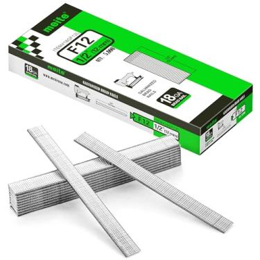 Imagem de meite Pregos Brad de calibre 18, pregos Brad 18GA de 1/5.1 cm, pregos galvanizados para pistola pneumática, elétrica Brad Nailer (5.000 unidades)