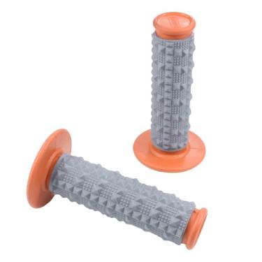 Imagem de Adsspro Guidão universal para motocicletas Motorcross 7/20.3 cm 22 mm 28 mm guidão para CR250R CRF230F CRF 230F 230CC XR YZF CRF450R CR CRF 80R 85R 150R 125R Dirt Pit Bike ATV UTV (laranja)