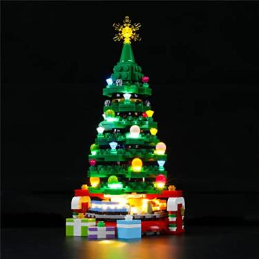 Imagem de GEAMENT LED Light Kit Compatible with Lego Christmas Tree - Lighting Set for Creator 40338 Building Model (Model Set Not Included)