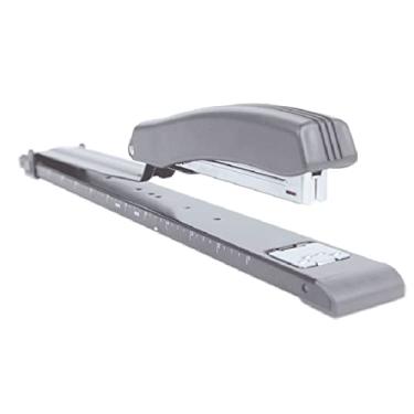 Imagem de Hilitand Stapleler Longo Arm Metal Desktop Stapler 25 Capacidade de Folha Capacidade de Serviço Ergonômico Pesado Grampeador Com Vernier para Uso Escola de Escritório