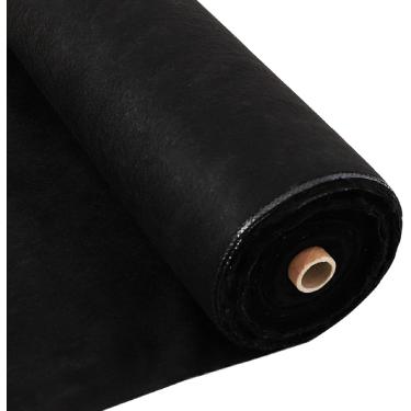 Imagem de Towallmark Barreira de paisagem tecida 142 g, 1,5 m x 91,4 m cobertura de solo de camada dupla - Tecido de controle de ervas daninhas para canteiros de jardim, paisagismo e proteção de plantas
