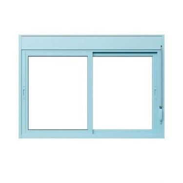 Imagem de Janela Persiana 2 Folhas Vidro Temperado 6mm 1,50x1,20m Fábrica do Alu