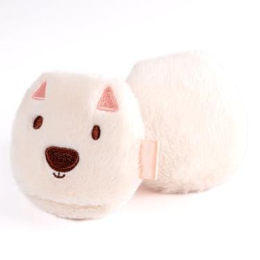 Imagem de Puff de pó fofo para o rosto, enchimento macio de pelúcia, grande puff de maquiagem aveludado para pós soltos ou prensados, sopro cosmético redondo, ferramenta de maquiagem de beleza, 1 peça