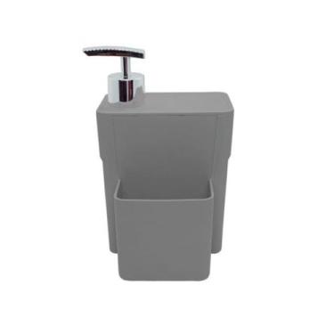 Imagem de Dispenser de detergente organizador de pia cinza Escuro - MICROMAX