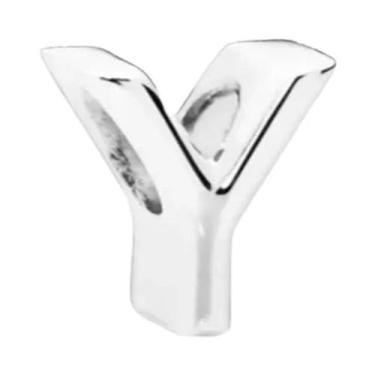 Imagem de Berloques De Alfabeto A-Z Em Prata 925 Banhada a Prata Para Pulseira E