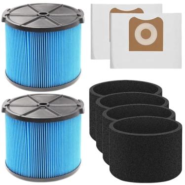 Imagem de Filtro VF3500 adequado para aspiradores molhados/secos Ridgid 3-4,5 galões, para Ridgid WD3050, WD4070, WD4080, WD4522, WD 4050, 4000RV, 4500RV (pacote com 2+2+4)