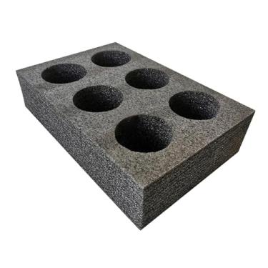 Imagem de Baoblaze Bandejas de copo para viagem, porta-café de espuma, ferramenta de embalagem de bebidas, porta-bebidas para chá, lojas para viagem, 6 buracos