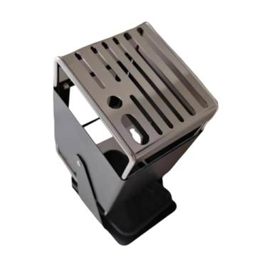 Imagem de WeiLaiKeQi de Facas com Ranhura para Tesoura, Fácil de Limpar, Organizador de Armazenamento Moderno E Giratório, Escorredor de Pratos, Suporte para Utensíl, Cinza, Tamanho real