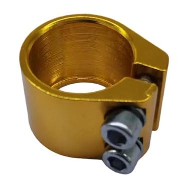 Imagem de Zxpjkyu Grampo de Tubo de Assento, 1,13 Polegadas de Alto Desempenho Instalável Componente Tensor de Bicicleta Grampo de Tubo de Assento, Ouro, Tamanho real
