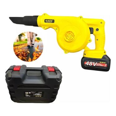 Imagem de Soprador De Folhas Portátil 48V Aspirador Elétrico 2200W