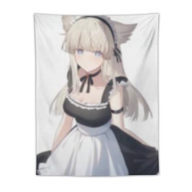 Imagem de LIEGBMEU Tapeçaria sexy sexy de anime menina 76.2 cm x 101.6 cm interior exterior parede colcha arte decoração de tapeçaria caprichosa, AF139