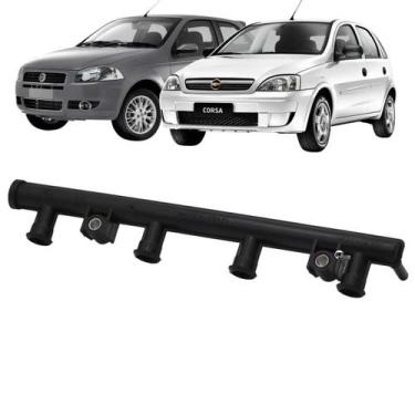 Imagem de Flauta Dos Bicos Injetores Corsa Palio 1.8 2006 2007 2008 2009 2010 20