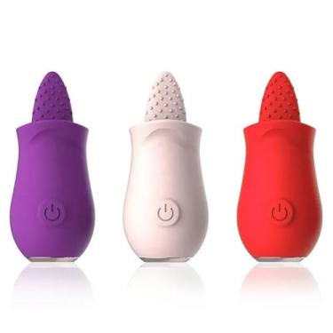 Imagem de Sugador de Clitóris Vibrador Sucção Clitóris Estimulação Feminino Brinquedos Erótico Língua Vibrador Feminino Clitóris - Rosa claro.