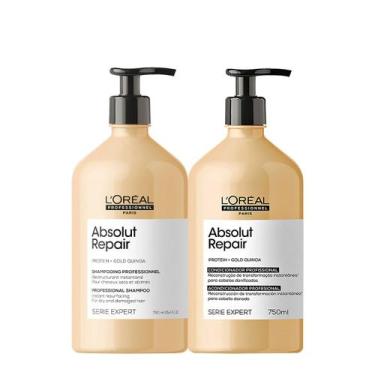 Imagem de Kit L'Oréal Professionnel Absolut Repair Gold Duo 750 (2 produtos)