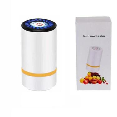 Imagem de Bomba Sucção Vácuo Elétrica Mini Seladora Tira Ar Recarregável - Versa