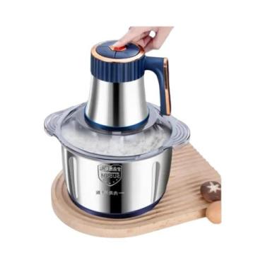 Imagem de Moedor De Carne Automático De Aço Inoxidável De 5L Com Múltiplas Veloc