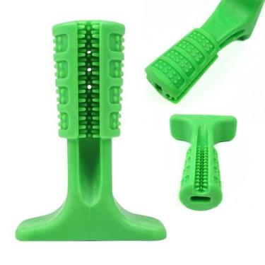 Imagem de Escova Dentes Mordedor Canino Medio Limpeza Bucal Cachorro Cao Pet Tar